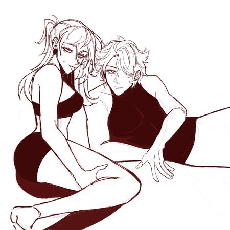 SKETCH (FULL BODY + ADD. HALF BODY) | $54